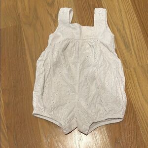Lullaby set white eyelet Baby Romper 9M